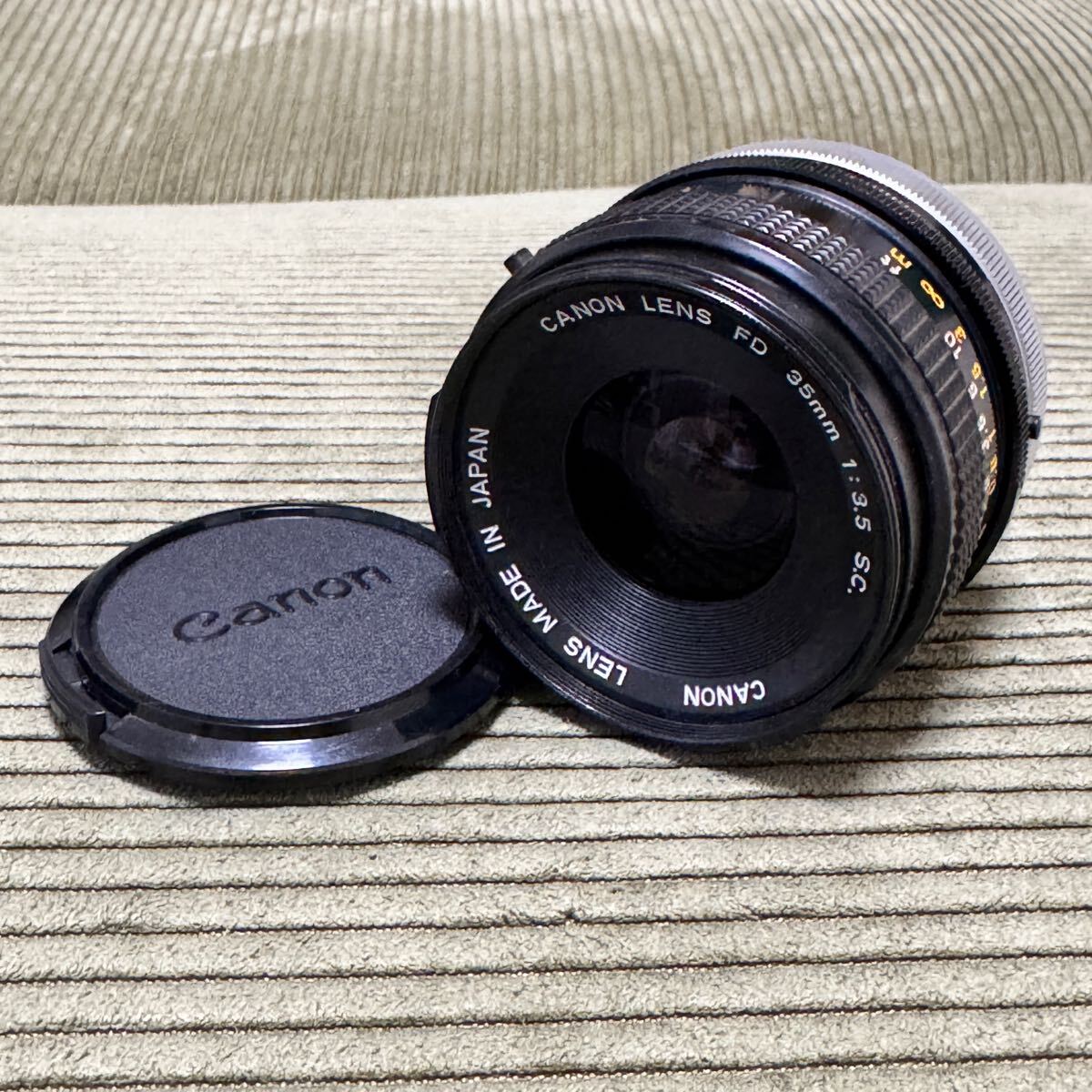 CANON FD 35mm F3.5 S.C. ¥7,800（中古 FL・FD・NFDマウント