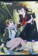 中古タペストリー 南奈津乃&鷹宮由貴 描き下ろしB2タペストリー 「PS4ソフト 十三機兵防衛圏」 トレーダー購入特典