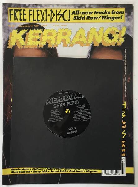 KERRANG QUEENSRYCHE SEXY FLEXI SKID ROW WINGER UK製