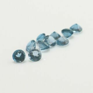 ロンドンブルートパーズ 3mmラウンド 10ピース 1.39ct