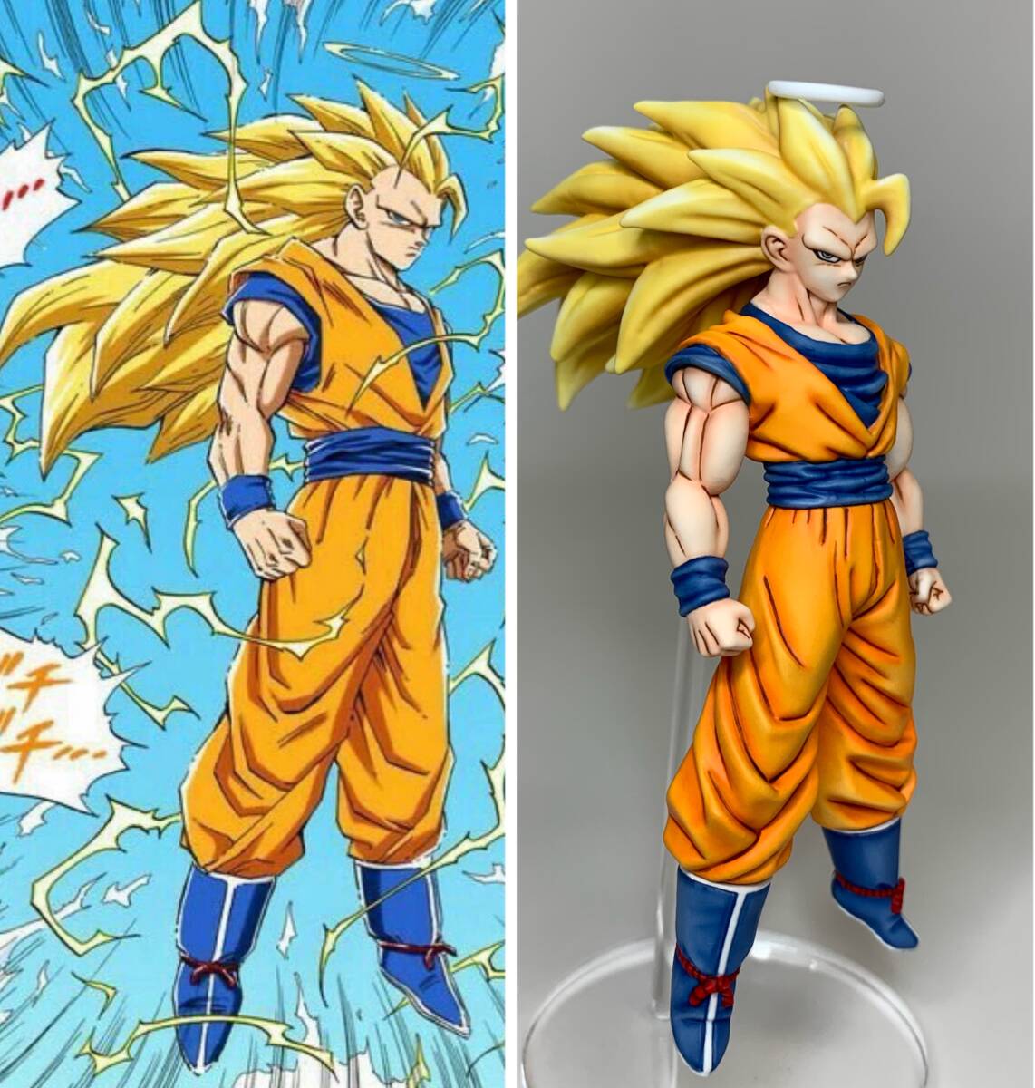 リペイント 覚醒ガス ドラゴンボール超 HGサイズ フィギュア
