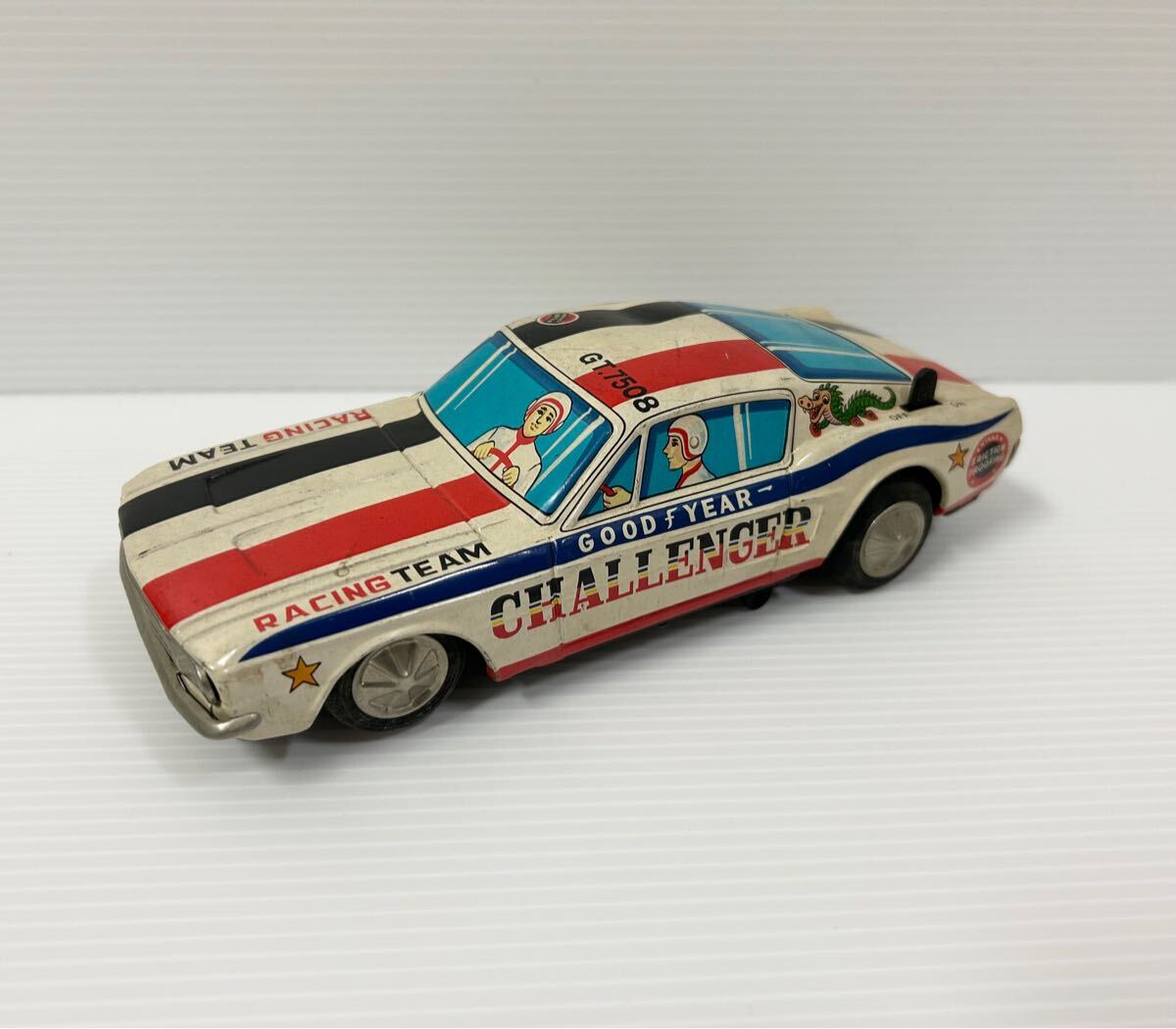 Vintage Rare Taiyo Japan Bruce Larson USA Mach 1 Mustang