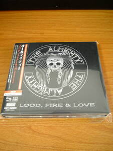 ◆新譜 THE ALMIGHTY/BLOOD FIRE LOVE◆オールマイティー SHM-CD 2CD仕様 新作美品◆