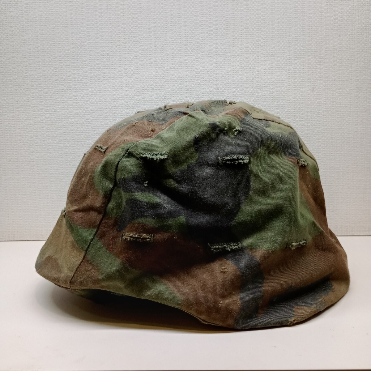 ドイツ軍 M35シュタールヘルム スチール製ヘルメット 当時物