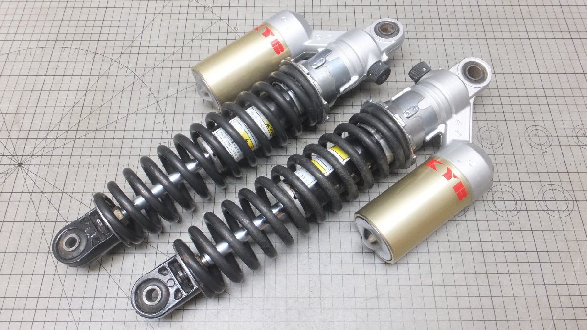 VZ GSX250Sカタナ GJ76A リアサスペンション 左右 流用 減衰調整 KYB カヤバ ZRX1200 ZRX1100 検 スズキ 刀 小刀