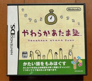 【中古】ニンテンドーDSソフト『やわらかあたま塾』 ※外箱、取説あり