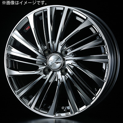 個人宅発送可能 ウエッズ Weds 15X4.5J +45 4H 100 BMCMC ホイール 1本 LEONIS FS レオニス・エフエス (39955)