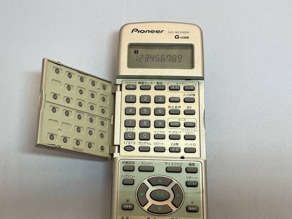 【中古・美品/動作確認済】★Pioneer/パイオニア:DVDレコーダー用リモコン(VXX2621)★