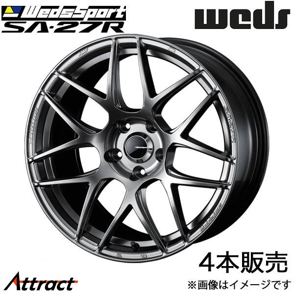 ウェッズスポーツ SA27R CX-5 KF系 18インチ アルミホイール 4本 プラチナシルバーブラック 0074218 WEDS WedsSport SA27R