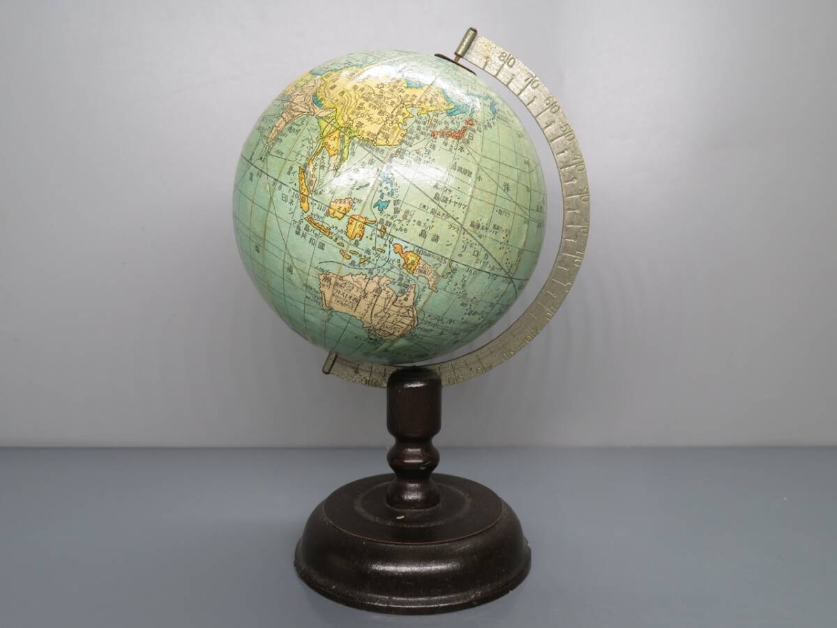 ラピスラズリ地球儀アンティーク (外寸=高さ約47cm×約横45cm ) ラピスラズリ地球儀アンティーク (外寸=高さ約47cm×約横