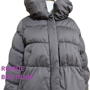 美品☆XL RUIRUE BOUTIQUE ルイルエブティック ビッグショール ダウンジャケット