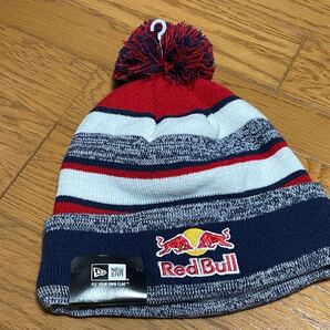 レッドブルRed Bull【非売品アスリートオンリーNEW ERAニットキャップ】 裏地生地有 ニューエラ