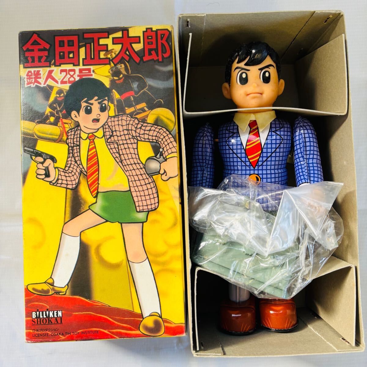 Yahoo!オークション -「ビリケン商会 ブリキ 鉄人28号 金田 Yahoo!オークション -「ビリケン商会 ブリキ 鉄人28号 金田