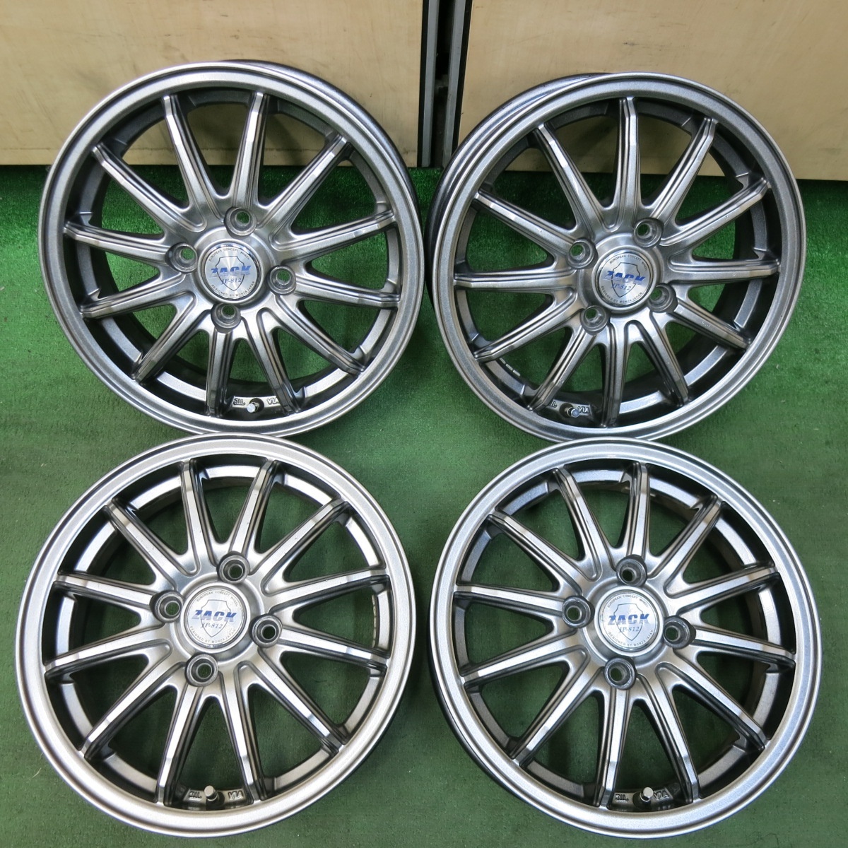 売切り! アルミホイール 2本 ZACK JP-550 14×4.5J +45 4H 100 売切り! アルミホイール 2本 ZACK JP-550 14×4.5J +45 4H 100