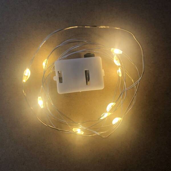 電飾 LEDイルミネーションライト 10球 1m 飾り 装飾 LED 電池式 クリスマス プレゼント