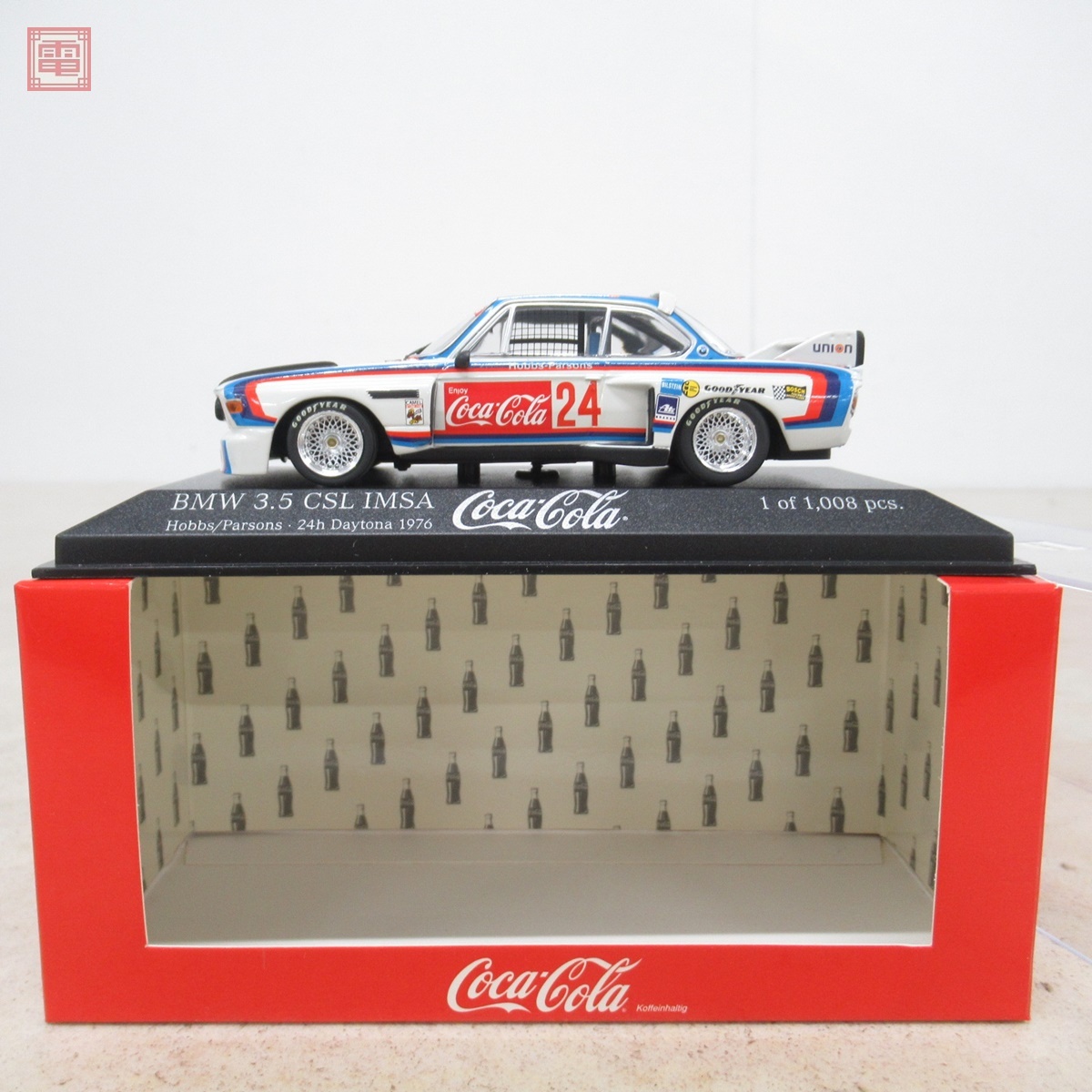 Minichamps 1/18 BMW CSL 3.5 IMSA Winner Sebring 12h 1975 #25 Minichamps 1/18 BMW CSL 3.5 IMSA Winner Sebring 12h 1975 #25