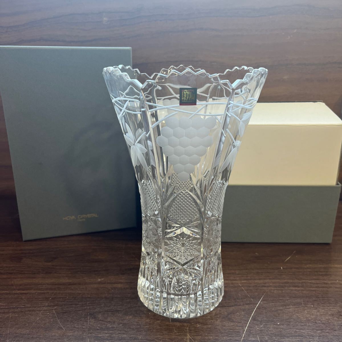Yahoo!オークション -「hoyaクリスタル 花瓶」(クリスタルガラス Yahoo!オークション -「hoyaクリスタル 花瓶」(クリスタルガラス
