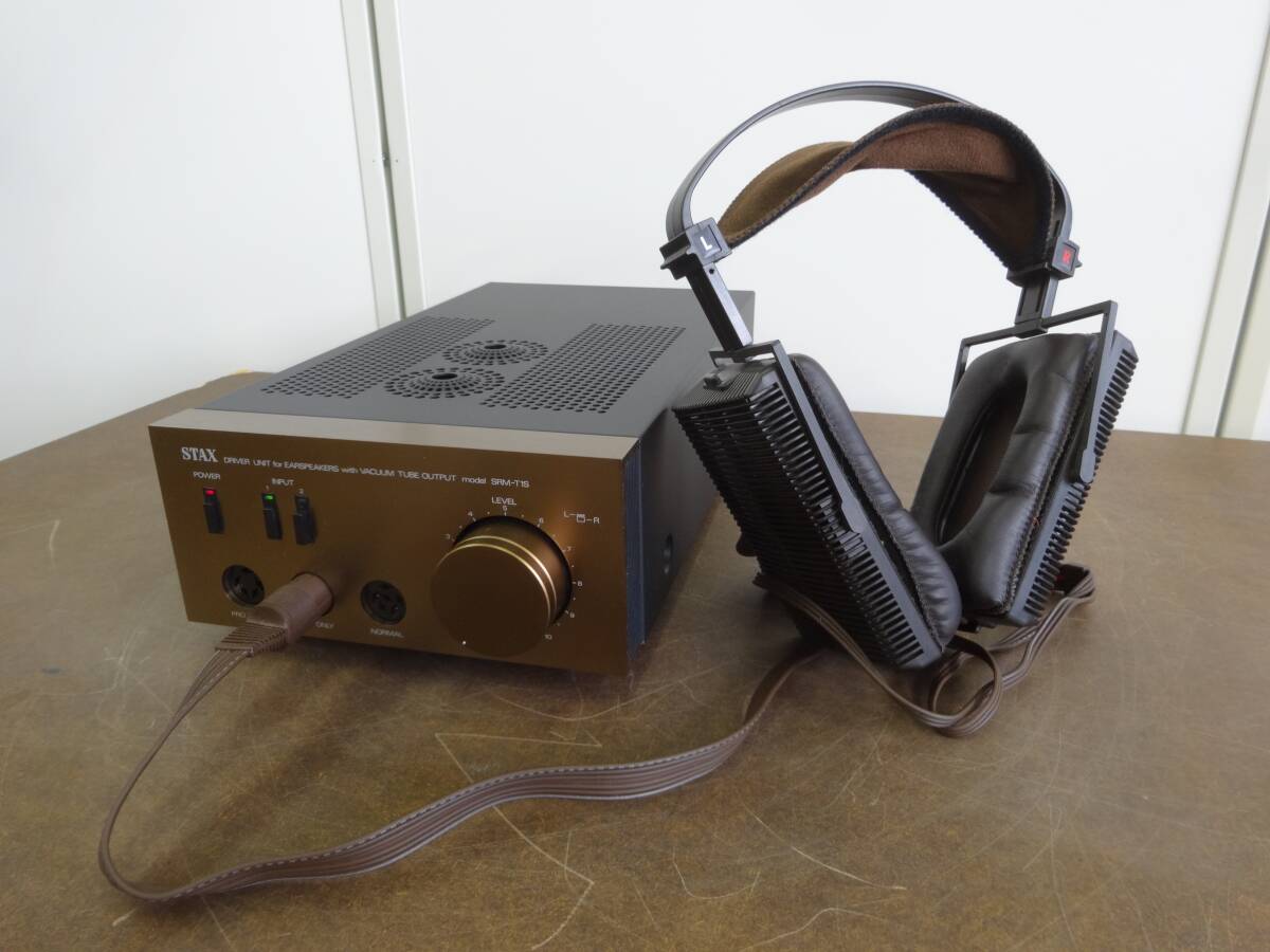 スタックス ヘッドホンアンプ イヤースピーカー用ドライバーユニット SRM-3 Lambda-Nova 通電OK 説明書