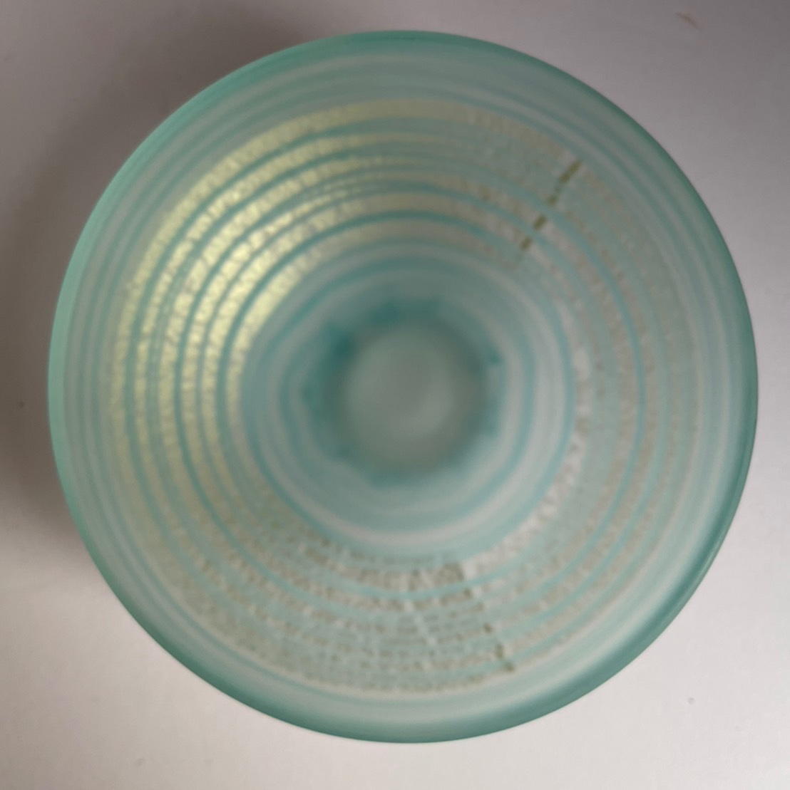 【和美】東奥工房 金箔波瑠【京三条茶碗】硝子 共箱 茶道具 011311 【和美】東奥工房 金箔波瑠【京三条茶碗】硝子 共箱 茶道具 011311