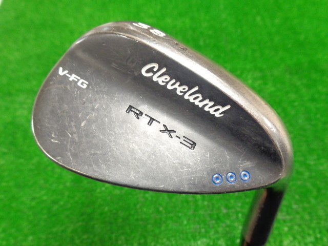 GK栄三越■ 850 【中古】クリーブランド◆RTX-3 BLACK SATIN 58-12◆DG◆日本仕様◆S200◆58度◆ウェッジ◆人気◆おすすめ