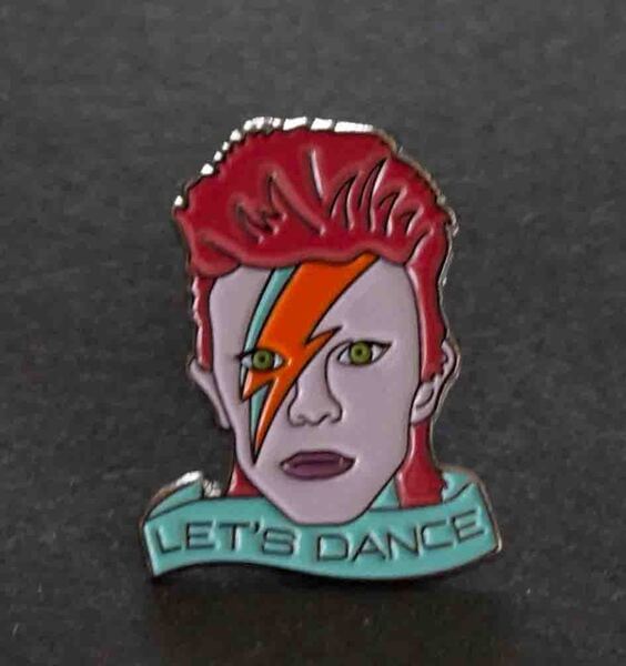 《稲妻LDイケメン顔》■■ 新品『David Bowie デヴィッド・ボウイ』■pin collection■■ピンバッジ バッチ//Music 音楽