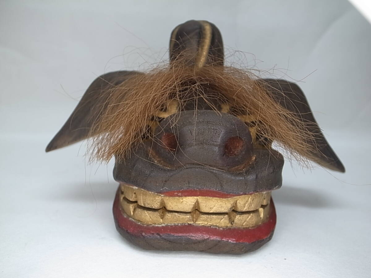 Yahoo!オークション -「獅子頭 木彫り」(工芸品) の落札相場