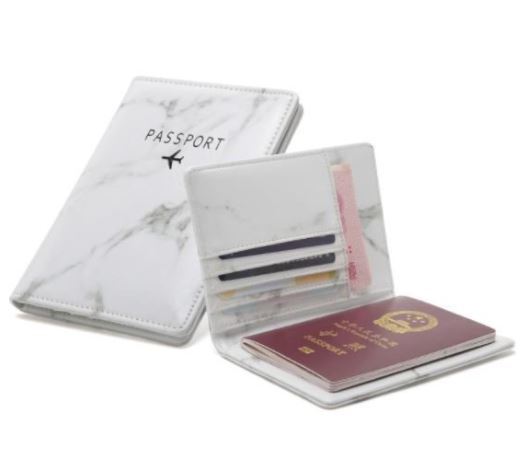 メンズ レディース パスポートケース カードケース ホルダー 収納 大理石柄 スキミング防止 RFID i48
