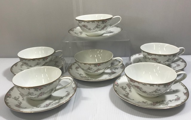 オールドノリタケ　Noritake　カップ＆ソーサー　6客セット 2025年最新】Yahoo!オークション -オールド ノリタケ カップ 6客
