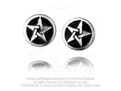 ALCHEMY GOTHIC: Pentanoir (pair) 五芒星