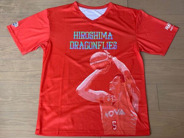 広島ドラゴンフライズ 2021-22 ブースタークラブ ダイヤモンド会員限定 スローガンTシャツ 美品 2Lサイズ