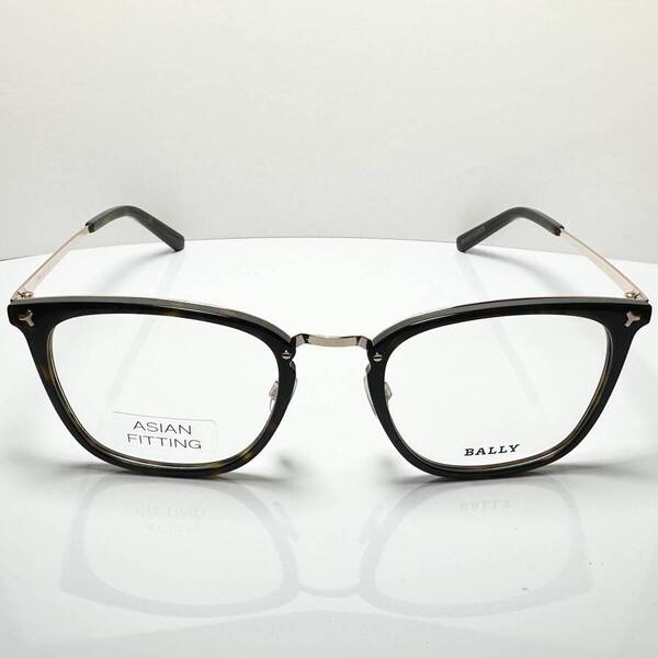 BALLY スイス 純正新品 BY5037 056 純正ケース・クロス付き バリー メンズ ローズゴールド・べっ甲柄 ASIAN FIT メガネ 送料無料