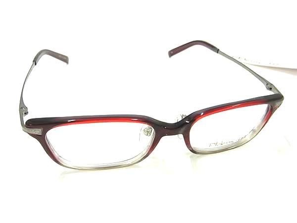 ■新品■未使用■ Ptolemy48 トレミーフォーティエイト POKER FACEコラボ メガネ 眼鏡 めがね ブラック系×レッド系 FD8720