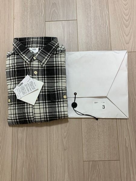 未使用 24AW visvim PIONEER CHECK L/S BLACK SIZE 3
