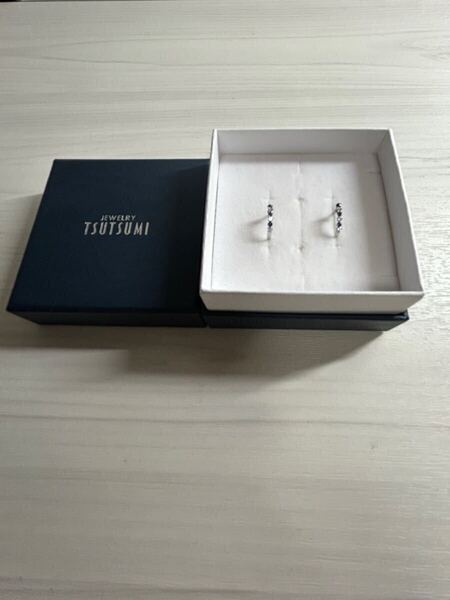 JEWELRY TSUTSUMI K10WG フープピアス