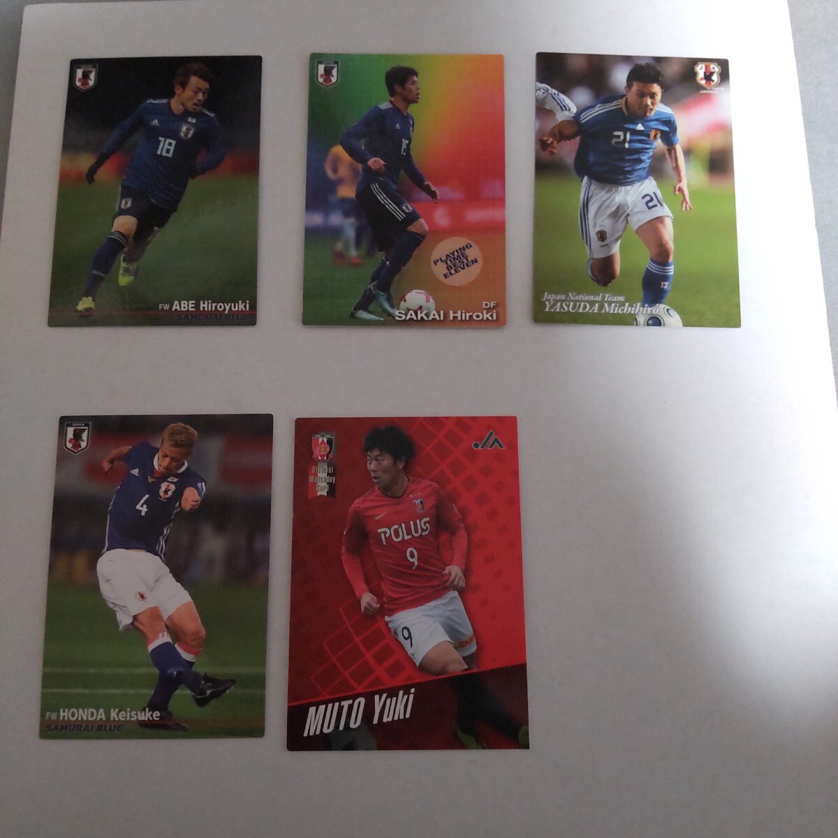 Yahoo!オークション -「日本代表チップスカード」(サッカー