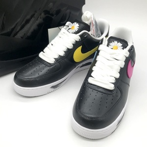 NIKE ナイキ スニーカー AIR FORCE 1 07 PARANOISE AQ3692-004 G-DRAGON エアフォース1 ロー コラボ 29cm ブラック 靴 B12830◆