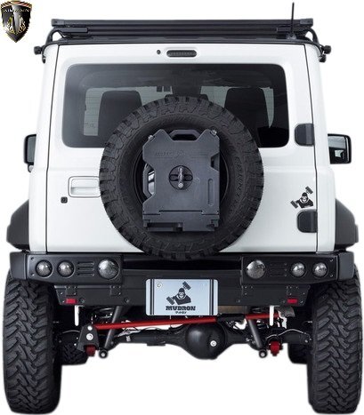 【M\'s】ジムニーシエラ JB74W AIMGAIN MUDRON ADVENTURE DEFENDER リアバンパー T1 + バンパーエクステンション エイムゲイン エアロ
