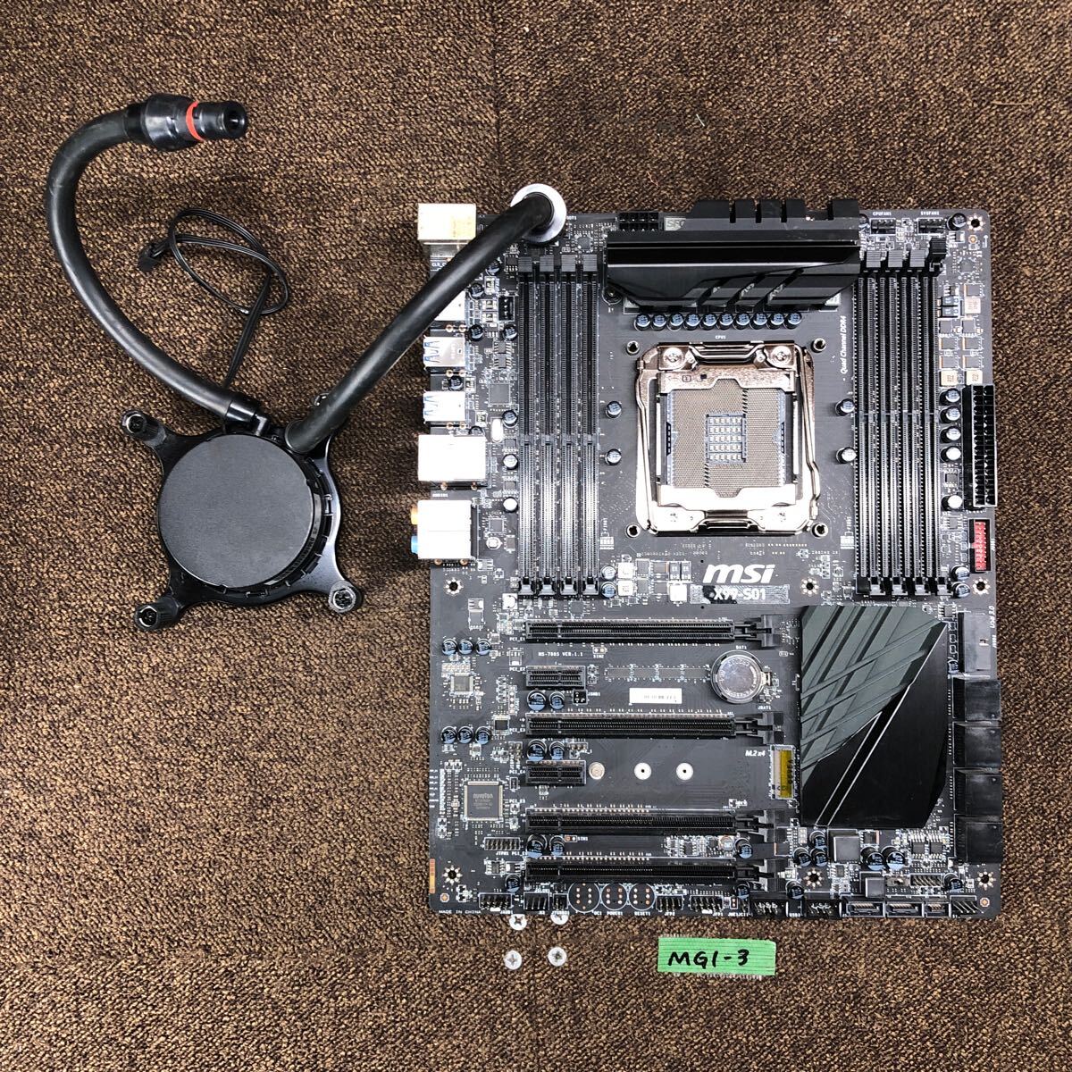 美品 msi X99-S01 マザーボード CPU i7 6800K セット 動作確認
