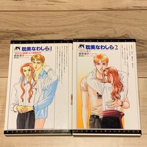 初版完結set 著 森奈津子 イラスト 森永あい 耽美なわしら ASUKAノベルス