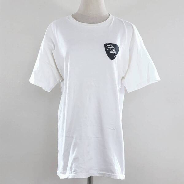 ZX974 XLARGE メンズ トップス Tシャツ 半袖 薄手 伸縮性 Mサイズ ホワイト 白 ロゴプリント コットン100% カジュアル 涼しげ シンプル 夏