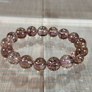 高品質 レッドレピドクロサイトクォーツブレスレットスーパーセブン 4