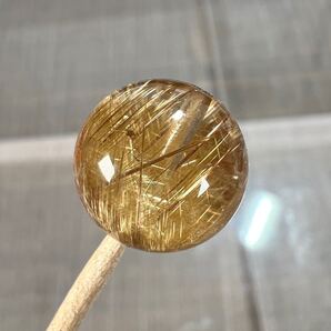 高品質 ゴールドルチルビーズ 7 ルチルクォーツ 粒売り