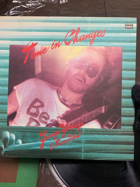82 LPレコード TIME IN CHANGES 柳ジョージ レイニーウッド