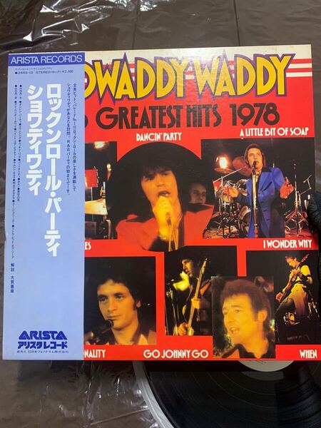 86 LPレコード 見本盤 ロックンロールパーティ ショワディワディ