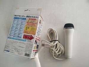 ★中古品★ カラオケ JOYSOUND Wii ハドソン Wii用 ソフト&専用USBマイクセット 動作未確認
