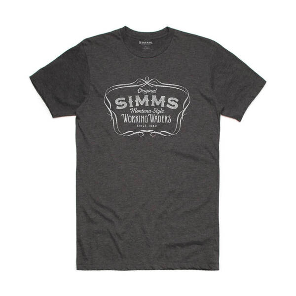 MMS M's Montana Style T-Shirt Charcoal Heather US-M シムス Tシャツ