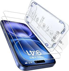 iPhone 16 iphone 15 ガラスフィルム 2枚セット 強化ガラス