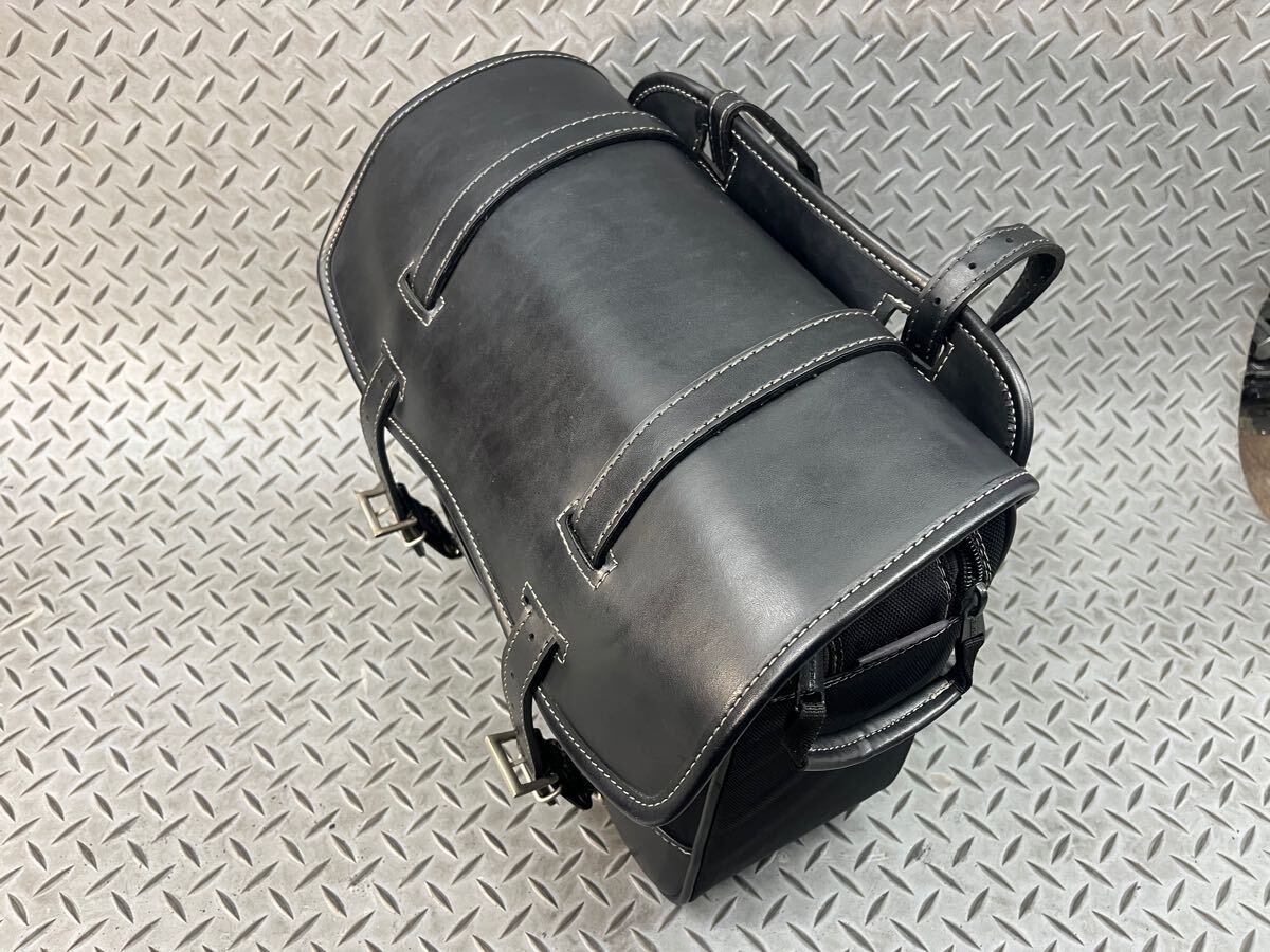 ★ DEGNER★ サイドバッグ★ アメリカン★ デグナー★ ハーレー★Harley-Davidson★ ツールバッグ★ブラック★ツーリング★管理番号184★