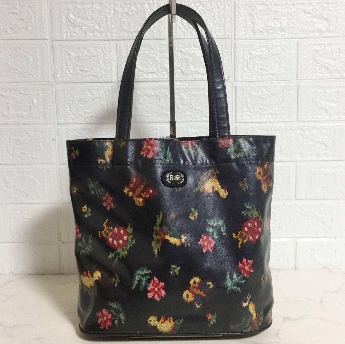 極美品 FEILER フェイラー花柄トートバッグ ハンドバッグ｜Yahoo