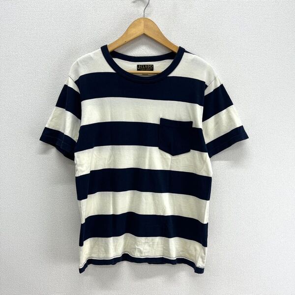 JELADO ジェラード Keepers Tee 太ボーダー ポケット 半袖Tシャツ 38 10123066